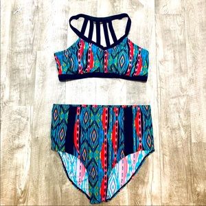 Plus size high waisted bikini 3X